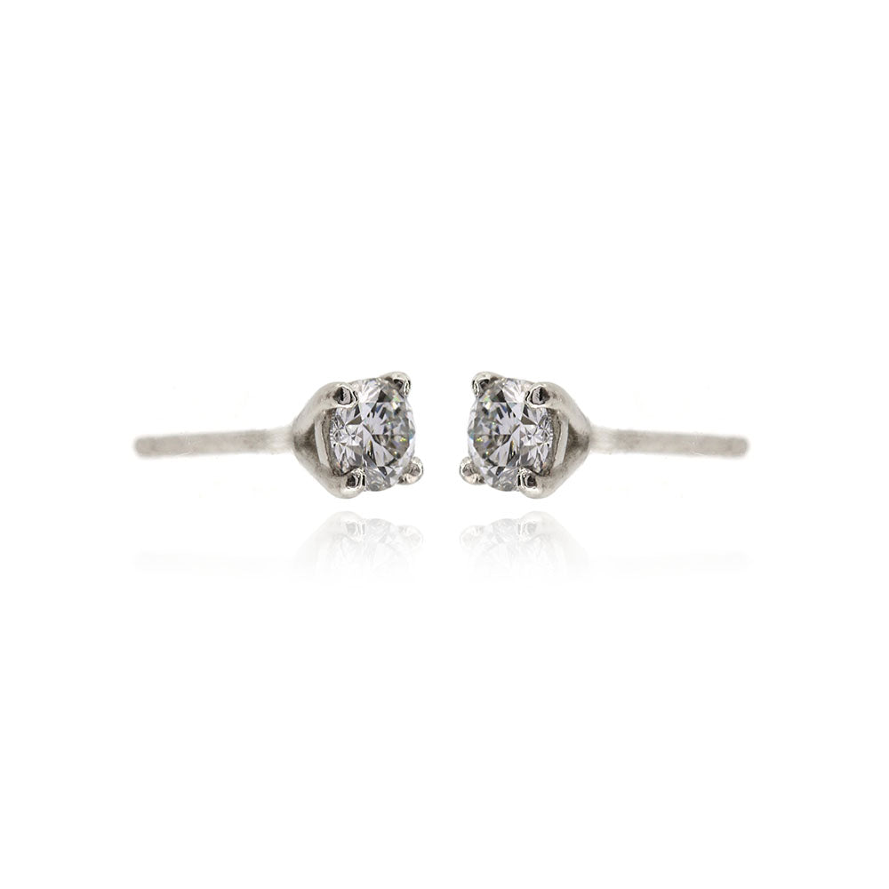 Martini Diamond 0.38ct Stud Earrings - Platinum Stud Earrings