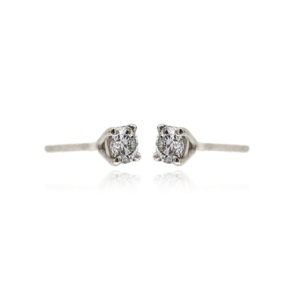 Martini Diamond 0.38ct Stud Earrings - Platinum Stud Earrings