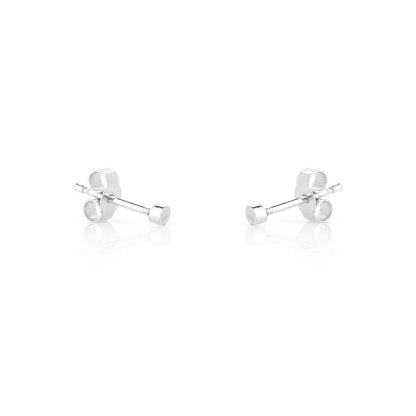 Micro Dot 2mm Stud Earrings - Sterling Silver Stud Earrings