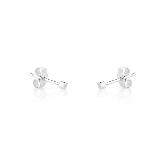 Micro Dot 2mm Stud Earrings - Sterling Silver Stud Earrings