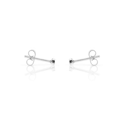 Micro Dot 2mm Stud Earrings - Sterling Silver Stud Earrings