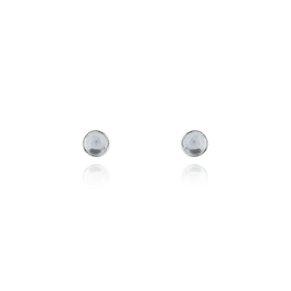 Iria Sky Blue Topaz 3mm Stud Earrings - Sterling Silver Stud Earrings