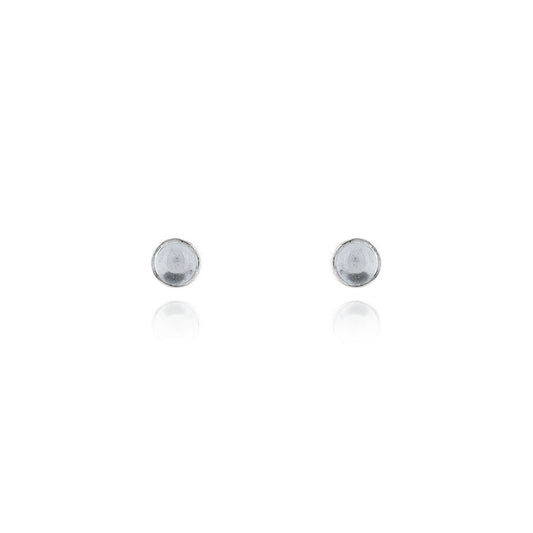 Iria Sky Blue Topaz 3mm Stud Earrings - Sterling Silver Stud Earrings