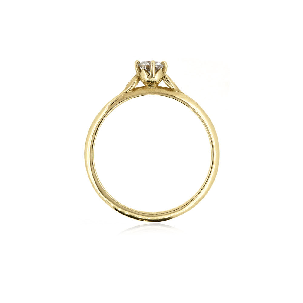 Glade Diamond Solitaire 0.21ct Ring - 9ct Yellow Gold Rings