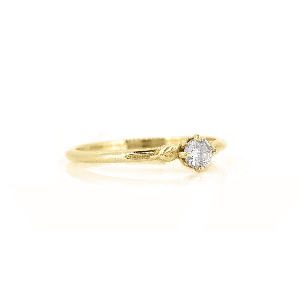 Glade Diamond Solitaire 0.21ct Ring - 9ct Yellow Gold Rings