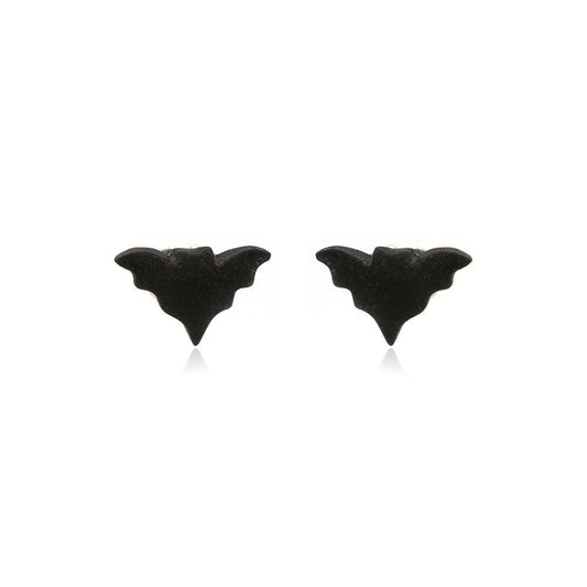 Bat Polymer Clay Stud Earrings - Surgical Steel Stud Earrings
