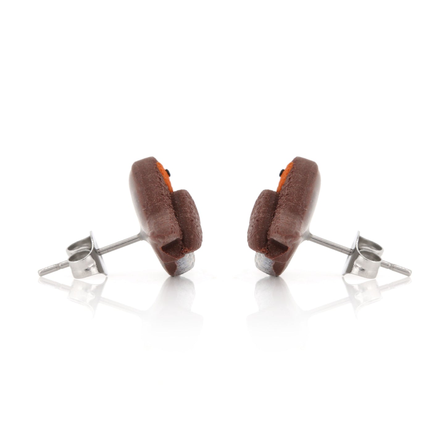 Robin Polymer Clay Stud Earrings - Surgical Steel Stud Earrings