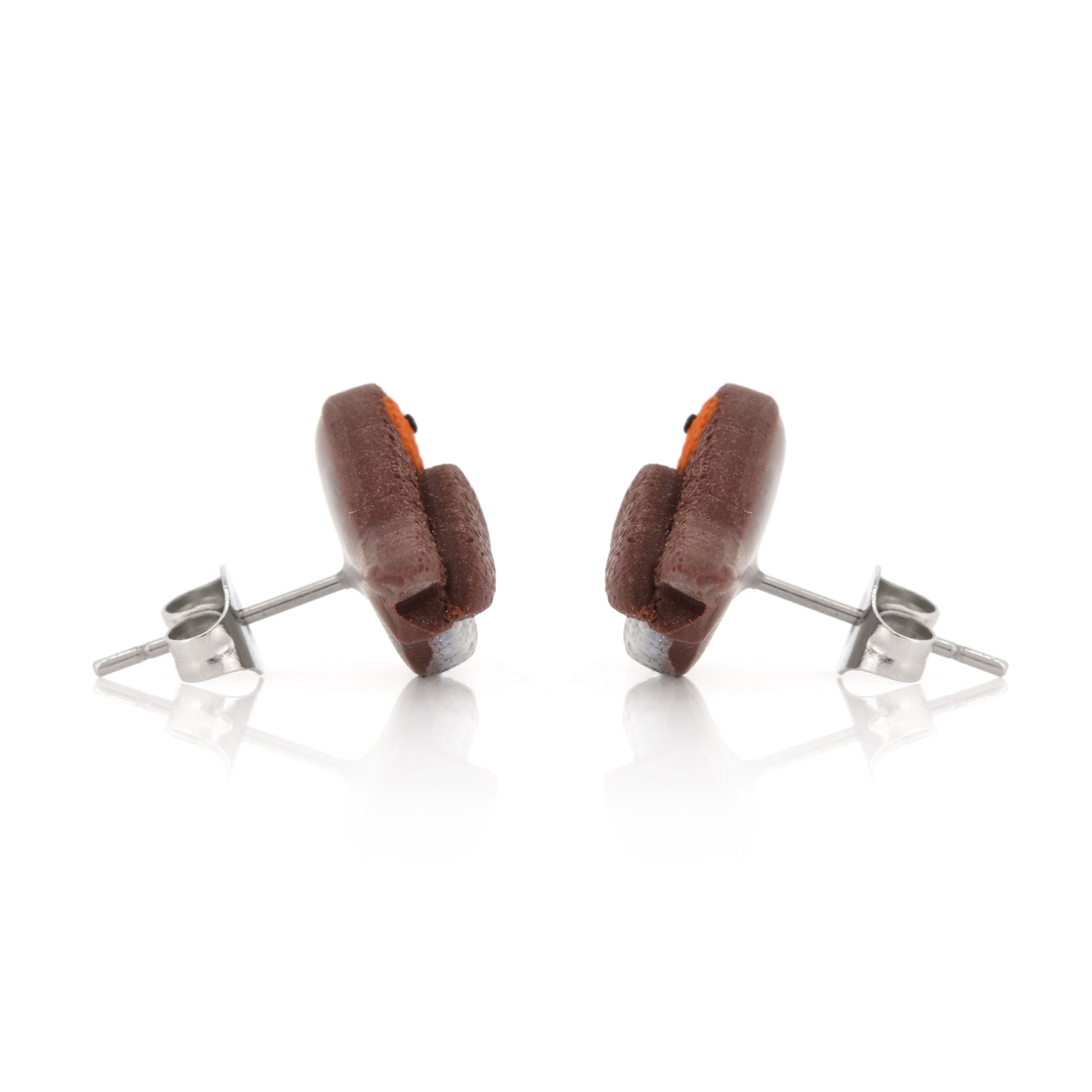 Robin Polymer Clay Stud Earrings - Surgical Steel Stud Earrings