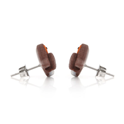 Robin Polymer Clay Stud Earrings - Surgical Steel Stud Earrings