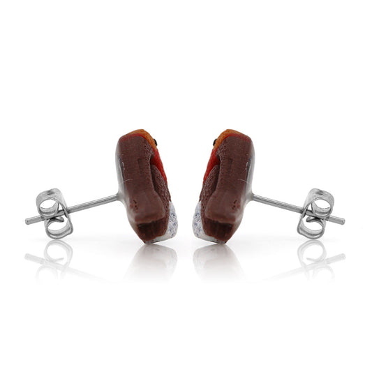 Robin Polymer Clay Stud Earrings - Surgical Steel Stud Earrings