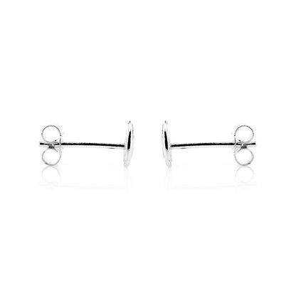 Glade Leaf Stud Earrings - Sterling Silver Stud Earrings