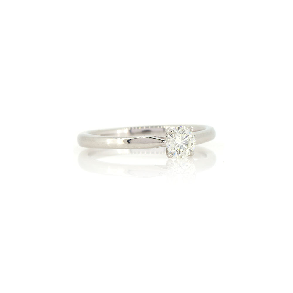 Grace Diamond Solitaire 0.36ct Ring - Platinum Rings
