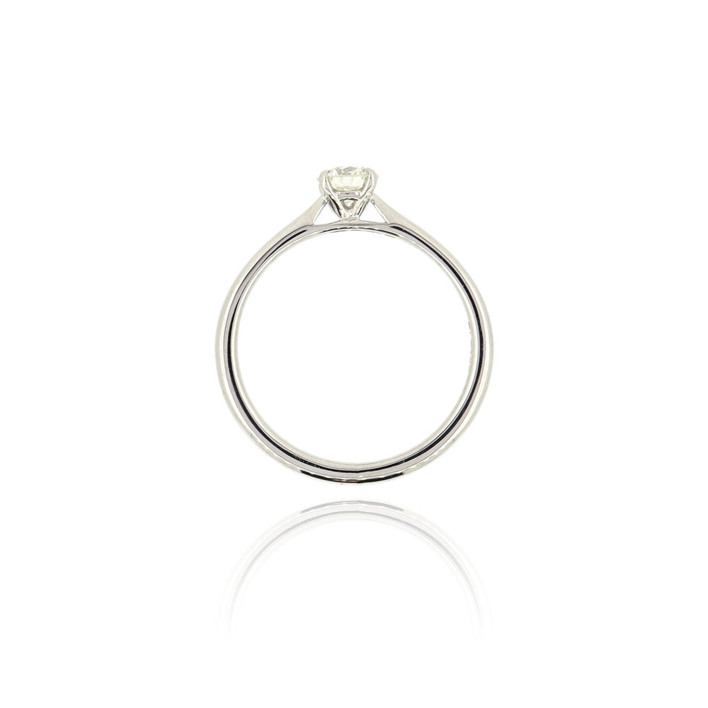 Grace Diamond Solitaire 0.36ct Ring - Platinum