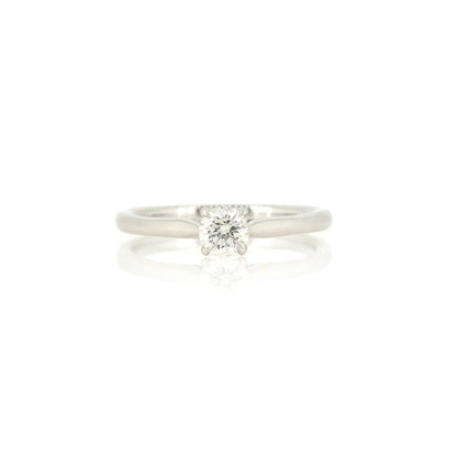 Grace Diamond Solitaire 0.36ct Ring - Platinum