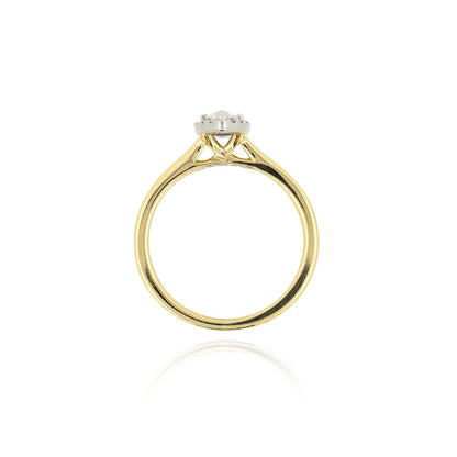 Grace Diamond Marquise 0.48ct Ring - 18ct Yellow Gold and Platinum