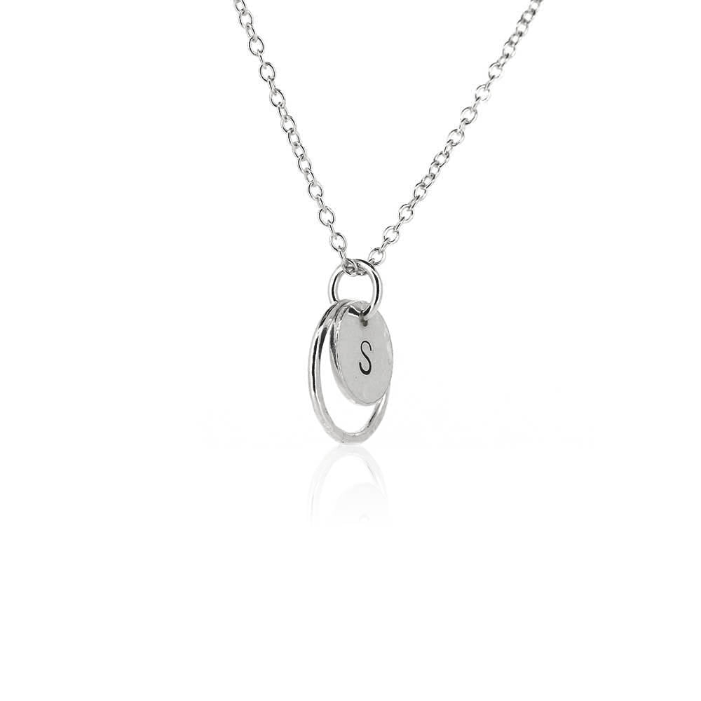 Orbit Disc Small Necklace - Sterling Silver Necklace