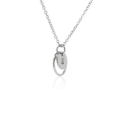 Orbit Disc Small Necklace - Sterling Silver Necklace