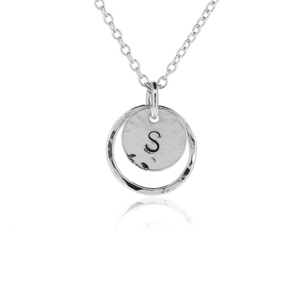 Orbit Disc Small Necklace - Sterling Silver Necklace