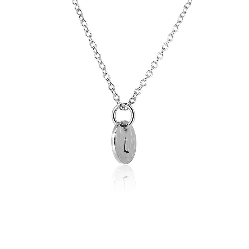 Luna Disc Small Necklace - Sterling Silver Necklace