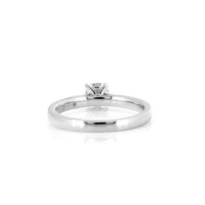 Grace Silver Lab-Grown Diamond Solitaire Ring