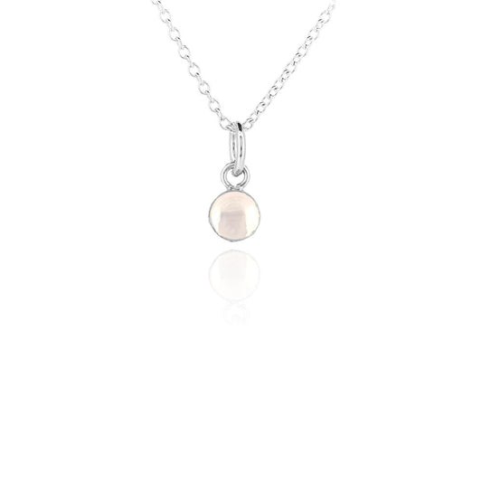 Iria Rose Quartz 5mm Charm - Sterling Silver Pendants and Charms