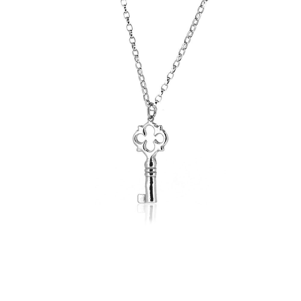 Key Necklace - Sterling Silver Necklace