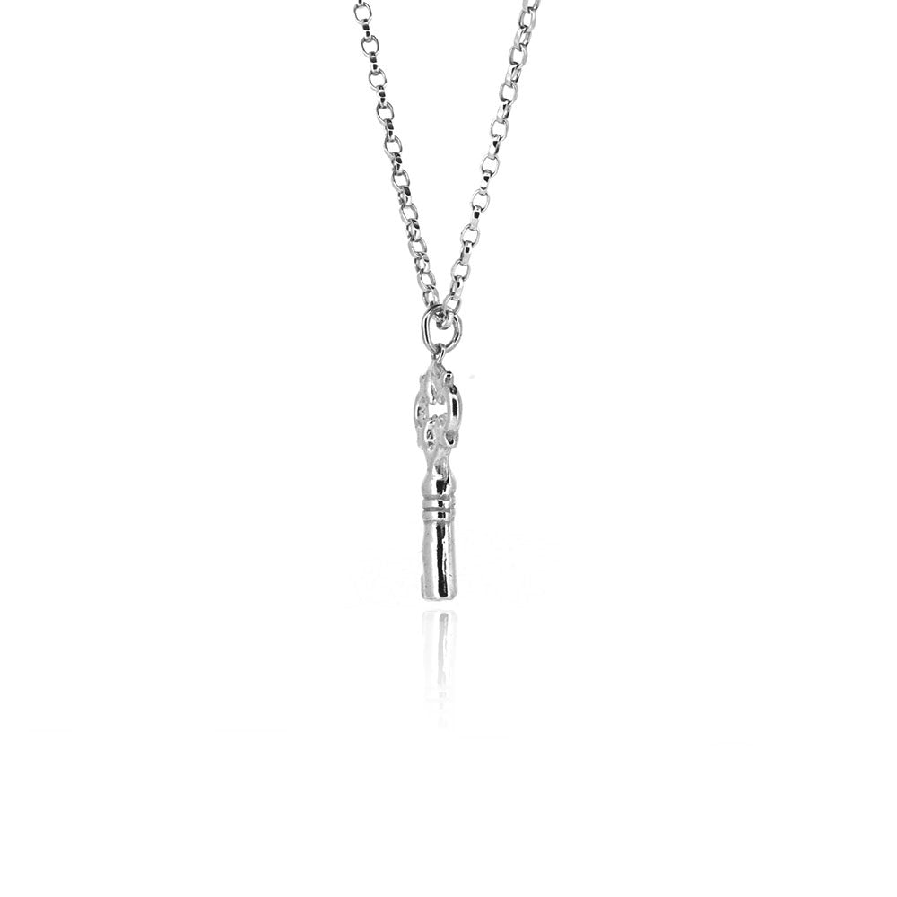 Key Necklace - Sterling Silver Necklace