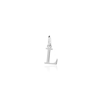 Initial "L" Charm - Sterling Silver Pendants and Charms