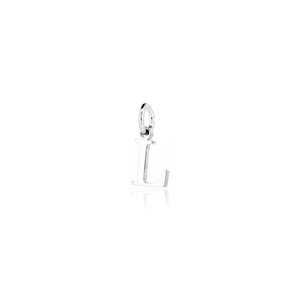 Initial "L" Charm - Sterling Silver Pendants and Charms