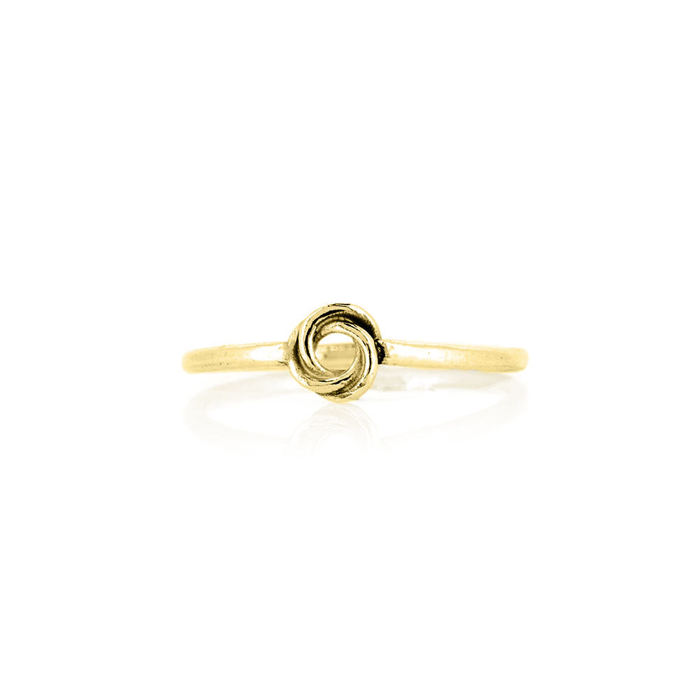 Love Knot Ring - 9ct Yellow Gold Rings