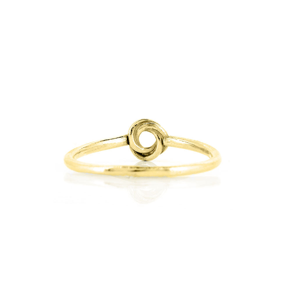 Love Knot Ring - 9ct Yellow Gold Rings