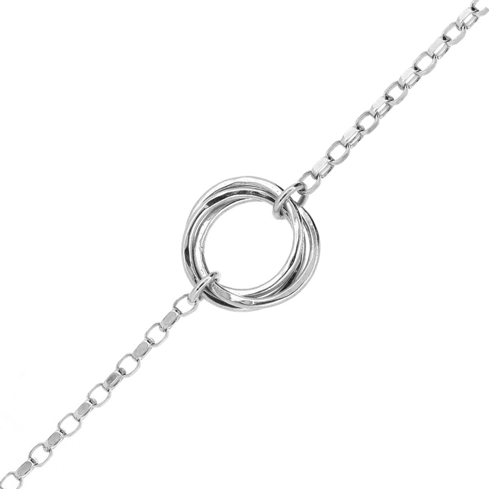Love Knot Centrepiece Bracelet - Sterling Silver Bracelets