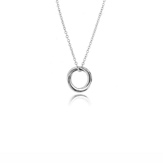 Love Knot Medium Necklace - Sterling Silver Necklace