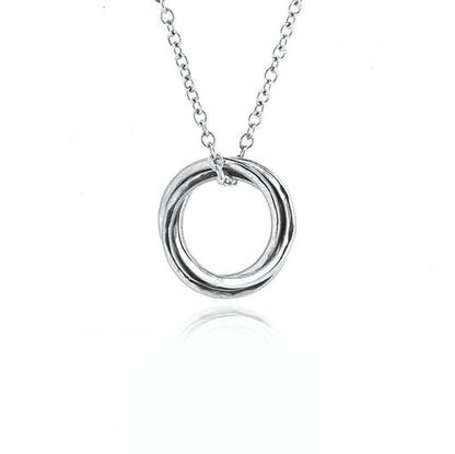 Love Knot Medium Necklace - Sterling Silver Necklace