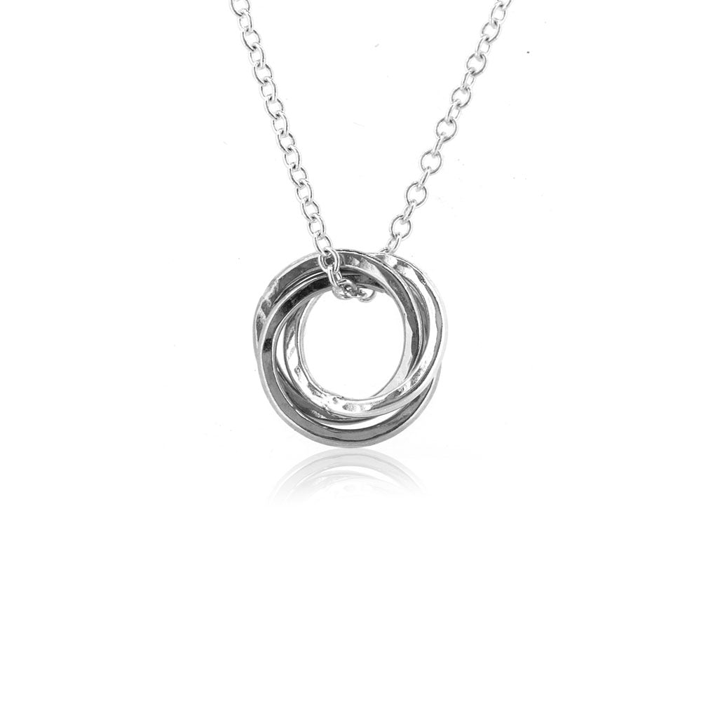 Love Knot Small Necklace - Sterling Silver Necklace