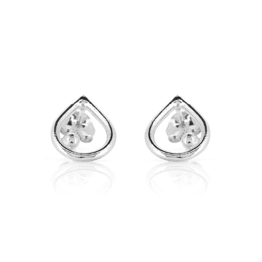 Iris Stud Earrings - Sterling Silver