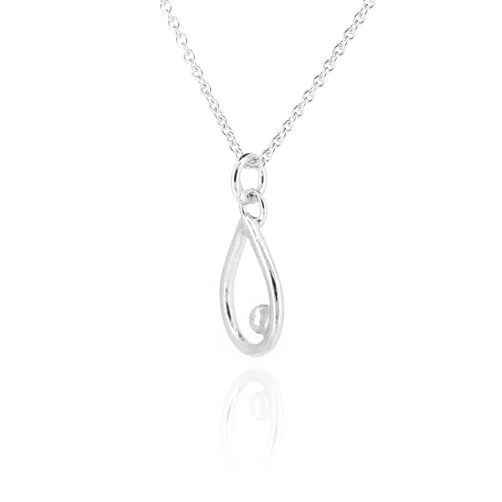 Iris Small Necklace - Sterling Silver Necklace