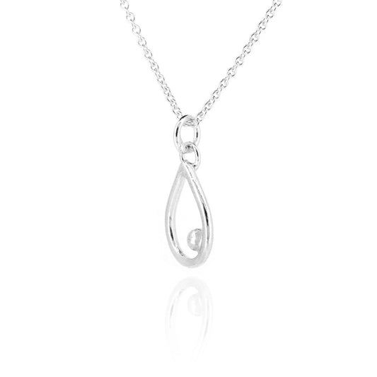 Iris Small Necklace - Sterling Silver Necklace