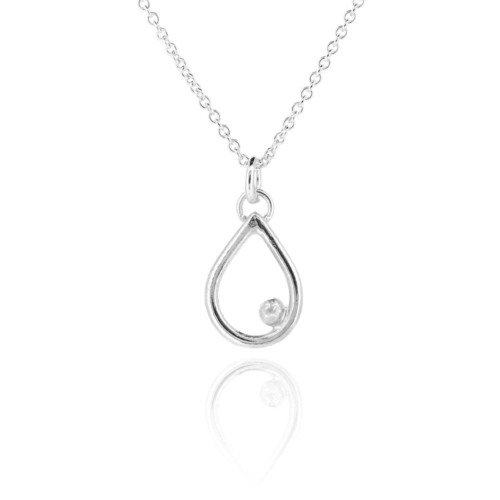 Iris Small Necklace - Sterling Silver Necklace