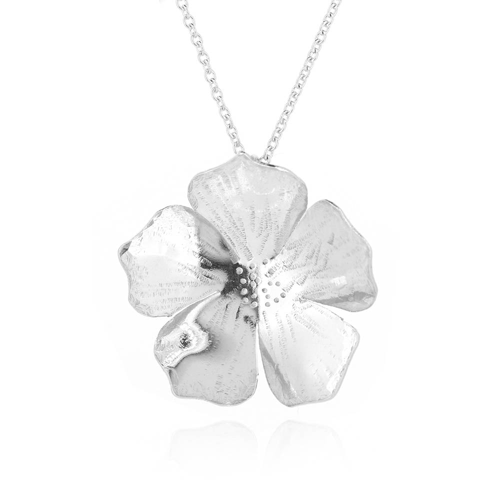 Blossom Large Necklace - Sterling Silver Necklace