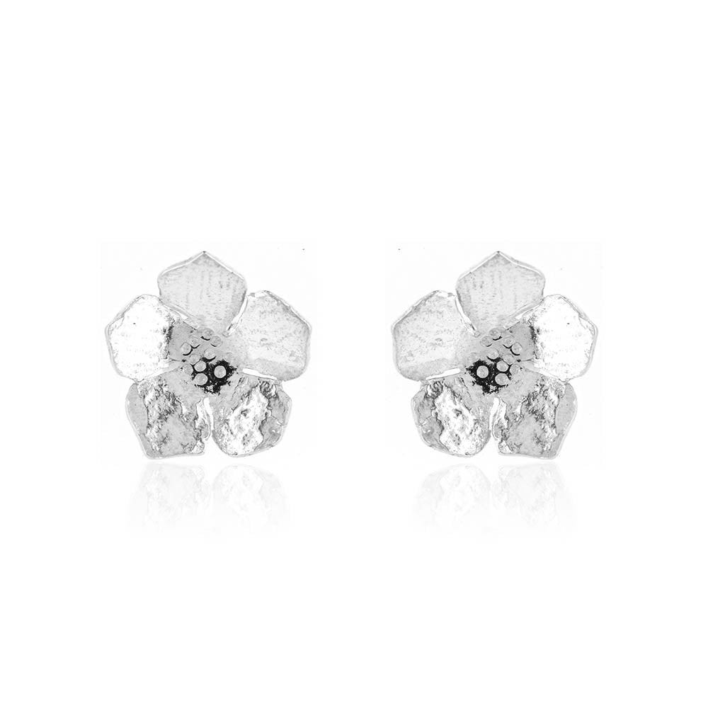 Blossom Small Stud Earrings - Sterling Silver Stud Earrings