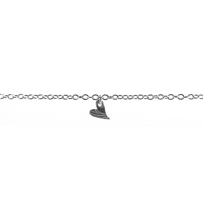 Floral Heart Bracelet - Sterling Silver Bracelets