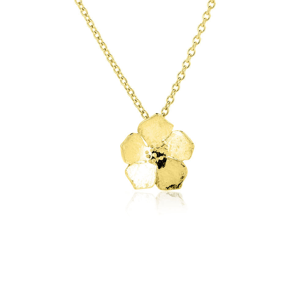 Blossom Small Pendant - 9ct Yellow Gold Pendant
