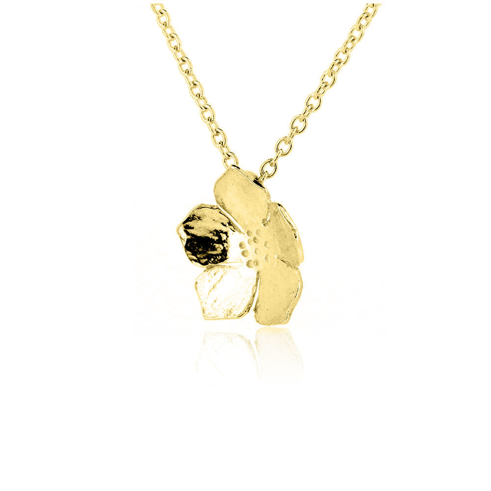 Blossom Small Pendant - 9ct Yellow Gold Pendant