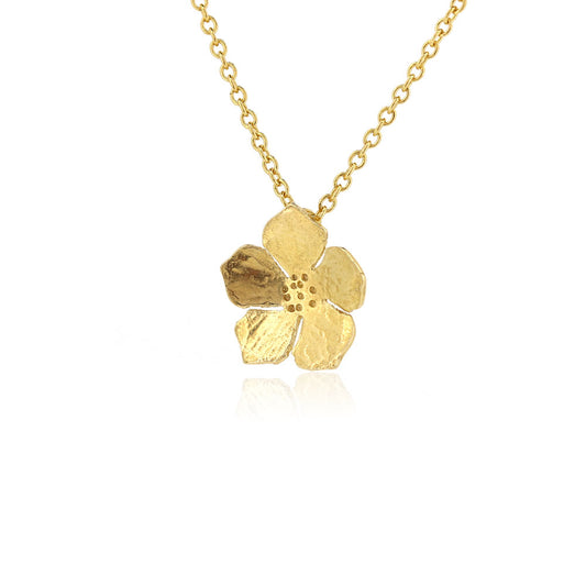 Blossom Small Necklace - Yellow Gold Vermeil Necklace