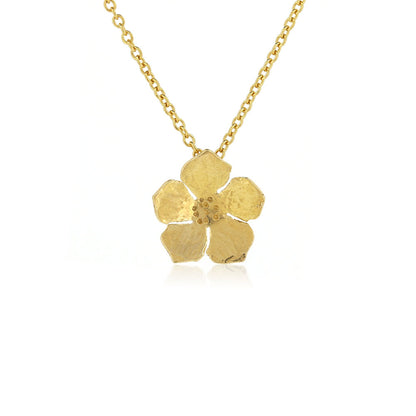 Blossom Small Necklace - Yellow Gold Vermeil Necklace