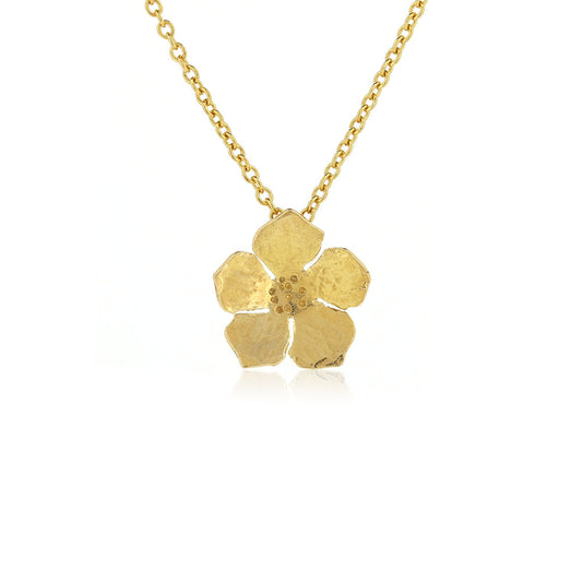 Blossom Small Necklace - Yellow Gold Vermeil Necklace