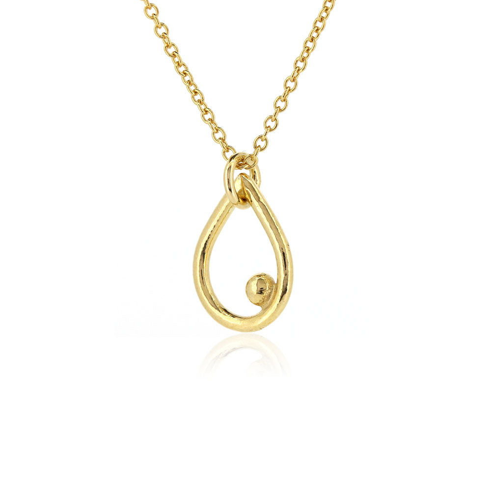 Iris Necklace - Yellow Gold Vermeil Necklace