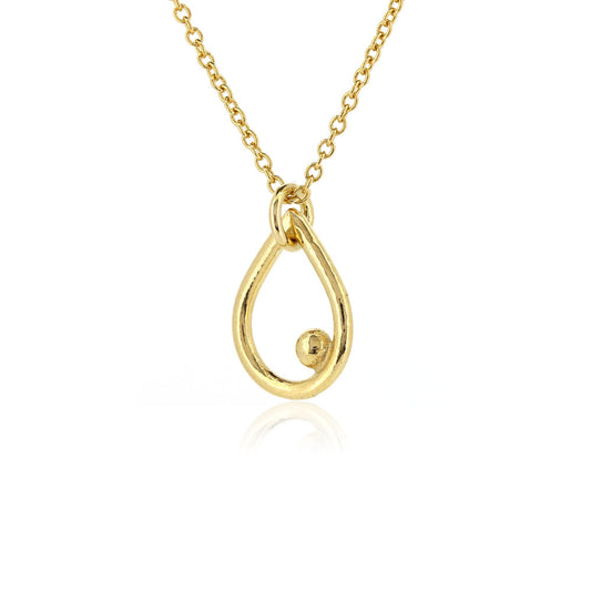 Iris Necklace - Yellow Gold Vermeil Necklace
