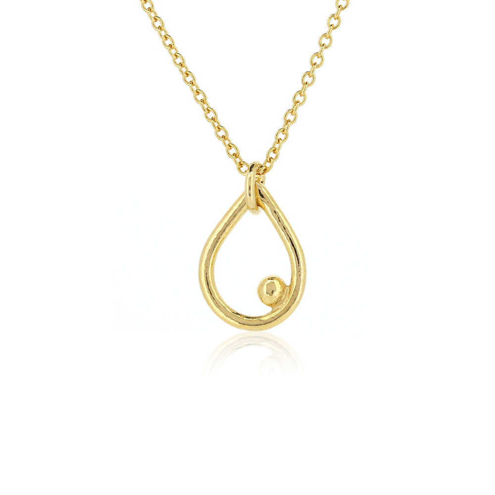 Iris Necklace - Yellow Gold Vermeil Necklace